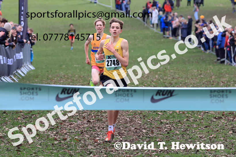 Boys Under-15s 2026 UK CAU Inter Counties Cross Country, Wollaton Park, Nottingham. Photo: David T. Hewitson/Sports for All Pics